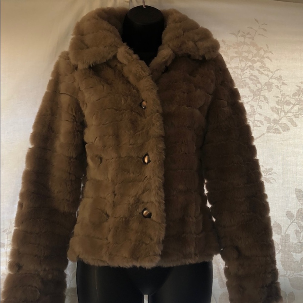 Mng sportswear fluffy jacket
